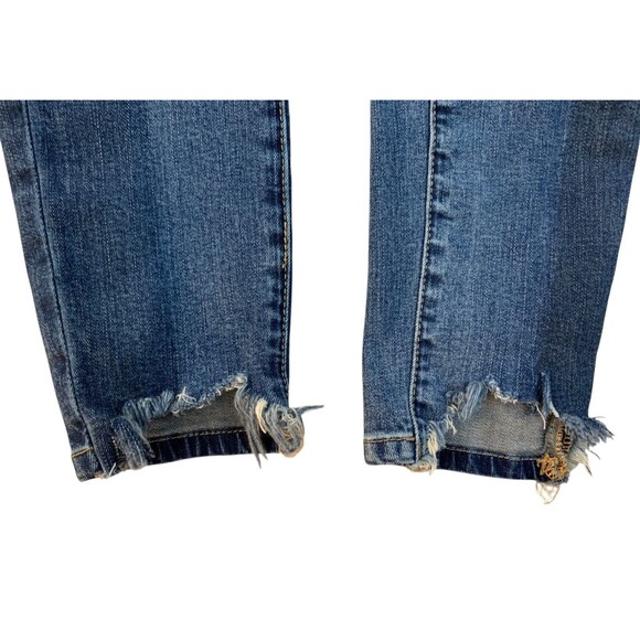 Blank NYC Women's size 26 The Great Jones Skinny Ripped Cuff Jeans Mid Rise - Picture 8 of 11